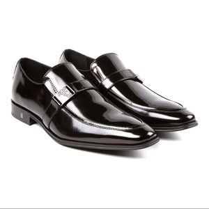 Versace Collection Leather Dress Loafers
